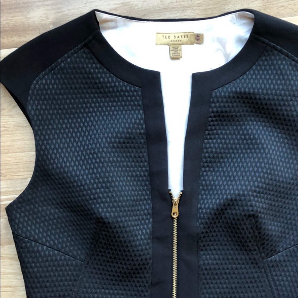 Ted Baker Raid Textured Dress - Picture 3 of 9